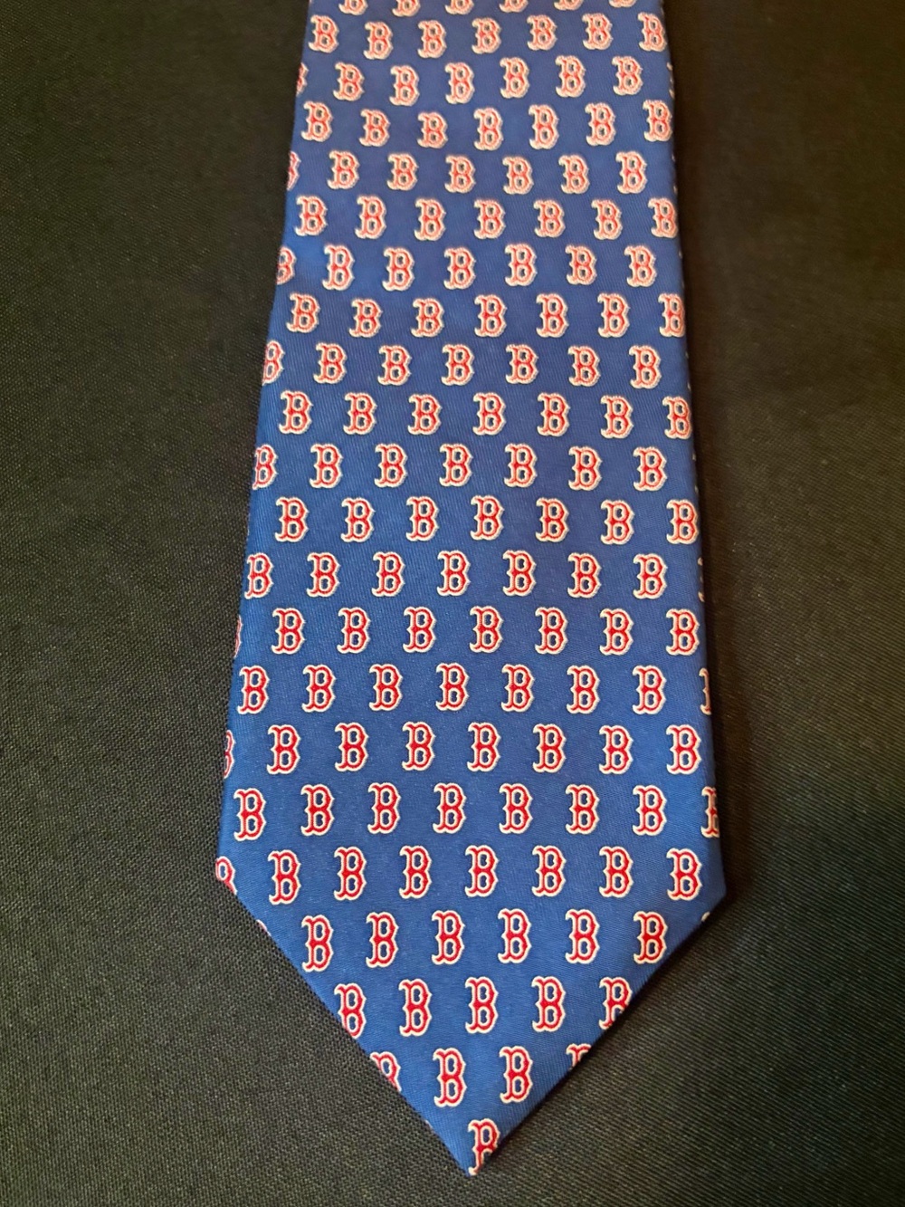 MLB Boston Red Sox Silk Tie Custom Collection Vineyard Vines - Picture 11 of 11